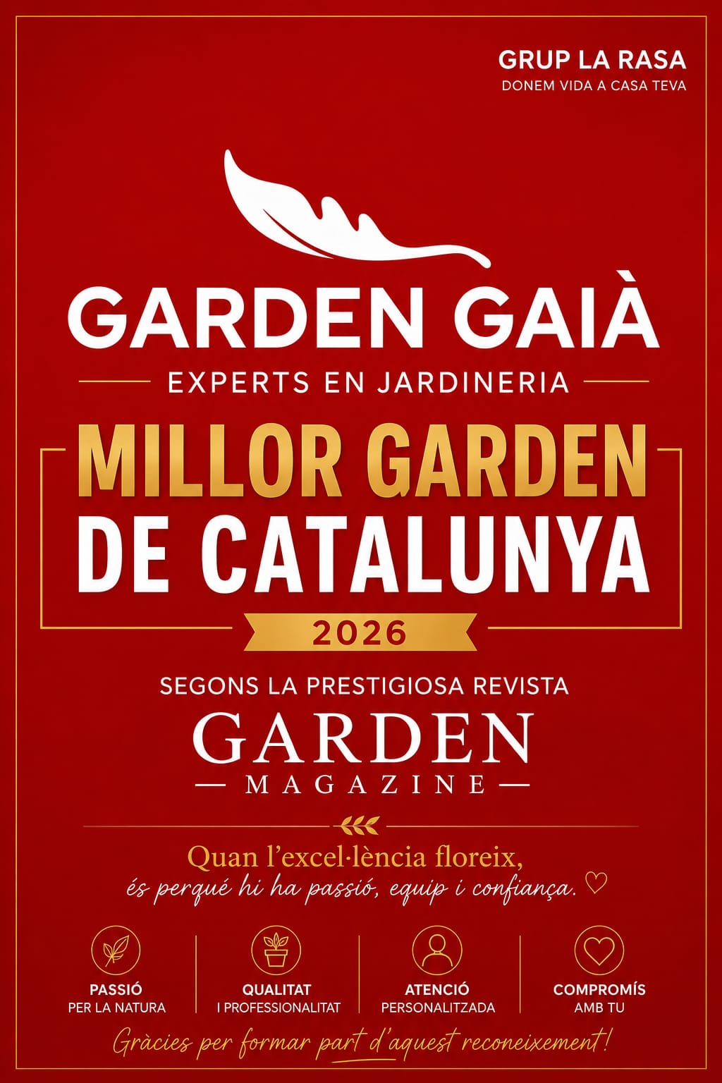 millor garden catalunya 2026